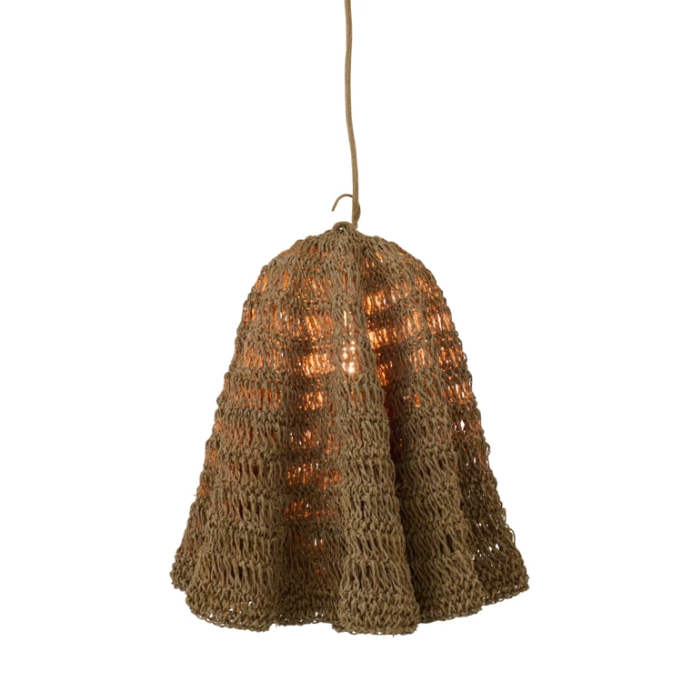 Suspension en feuille tissée