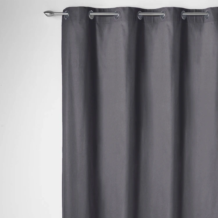 Rideau à œillets 100 % coton Panama