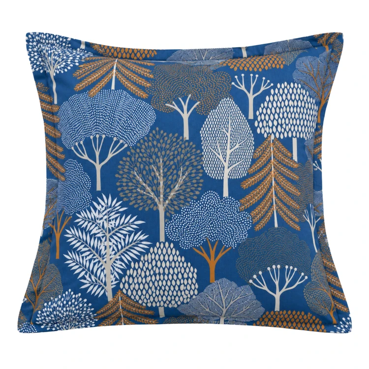 Parure de lit 2 pièces en 100% percale de coton forêt housse + taie