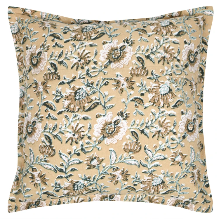 Coussin décoratif végétal graphique