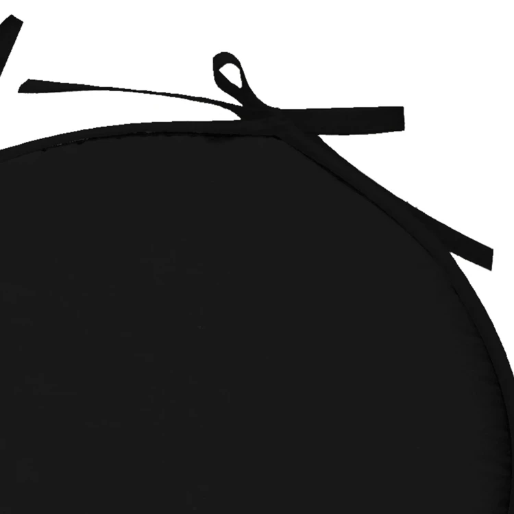 Galette de chaise ronde unie aux multiples couleurs