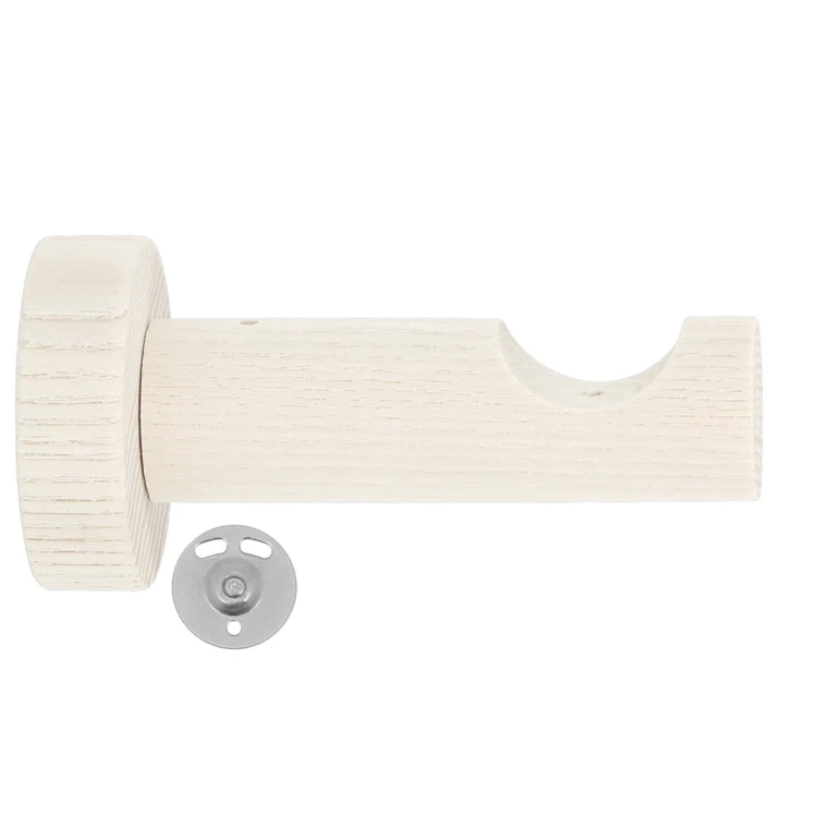 Support tringle tige en frêne 80 mm D28