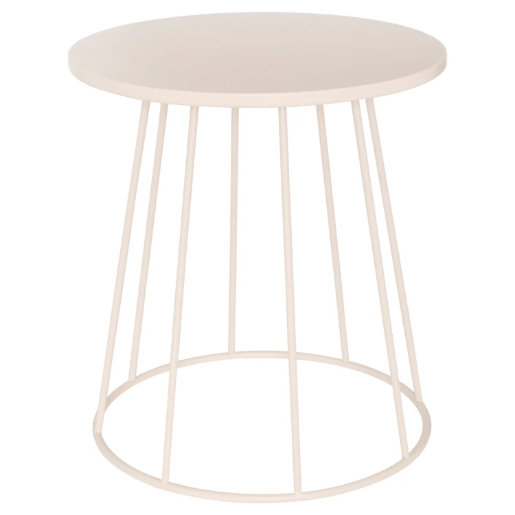 Table d’appoint ronde en acier