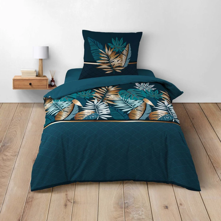 Parure de lit  Alianor Feuilles exotiques