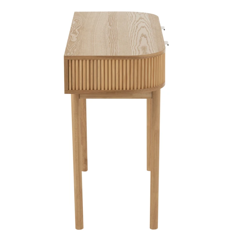 Consola de madera de pino con cajones