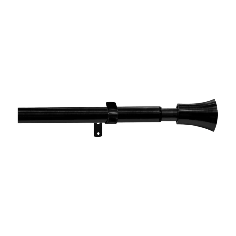 Kit tringle à rideaux extensible avec embouts pommeau D19mm