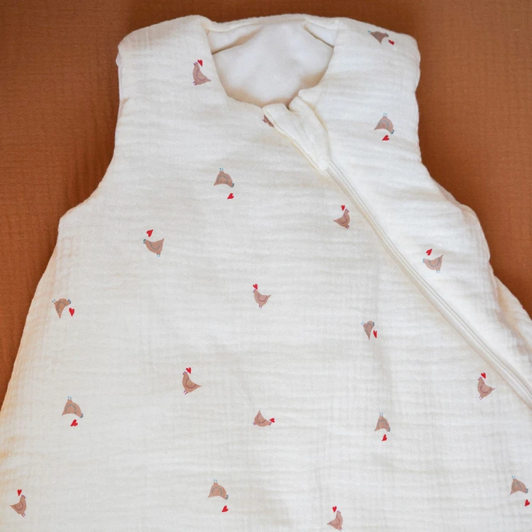 Ärmelloser Babyschlafsack Love 0-6 Monate