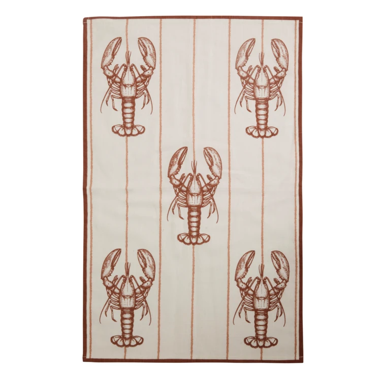 Lot de 3 torchons océan en coton