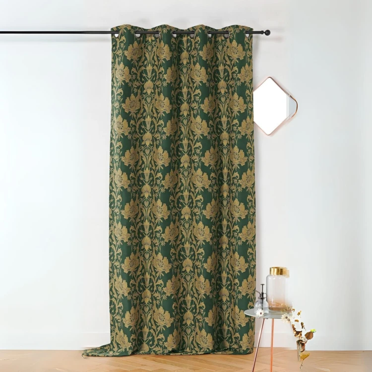 Rideau d'ameublement motifs floraux