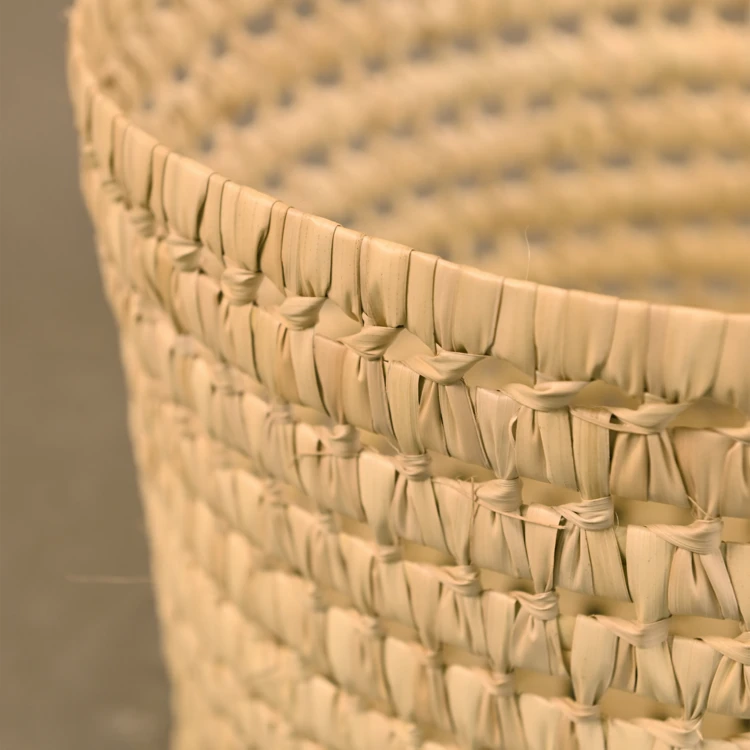 Cache pot feuilles de palmier