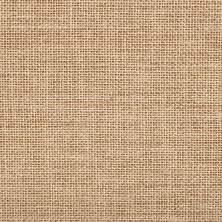 Pouf de rangement pliant toile de jute