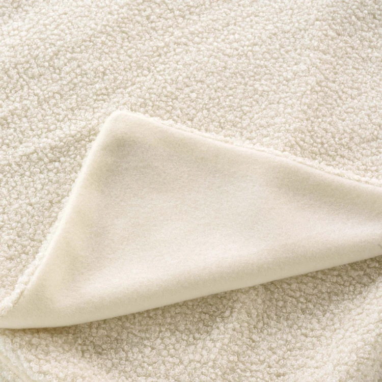 Plaid Wooly Bouclette Unie