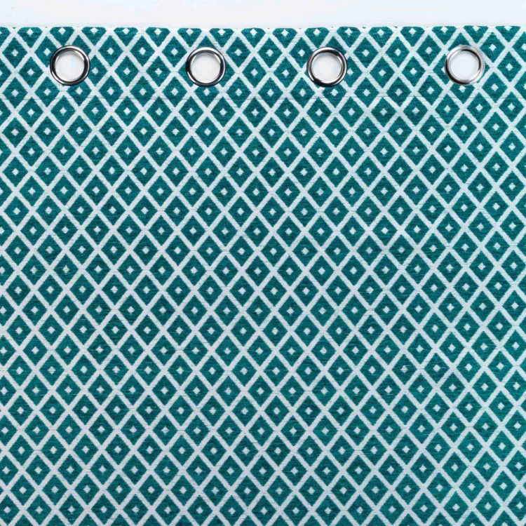Rideau Jacquard motif losange