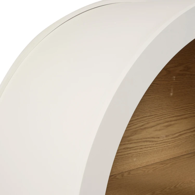 Vetrina a 4 ante in legno con ante vetrate