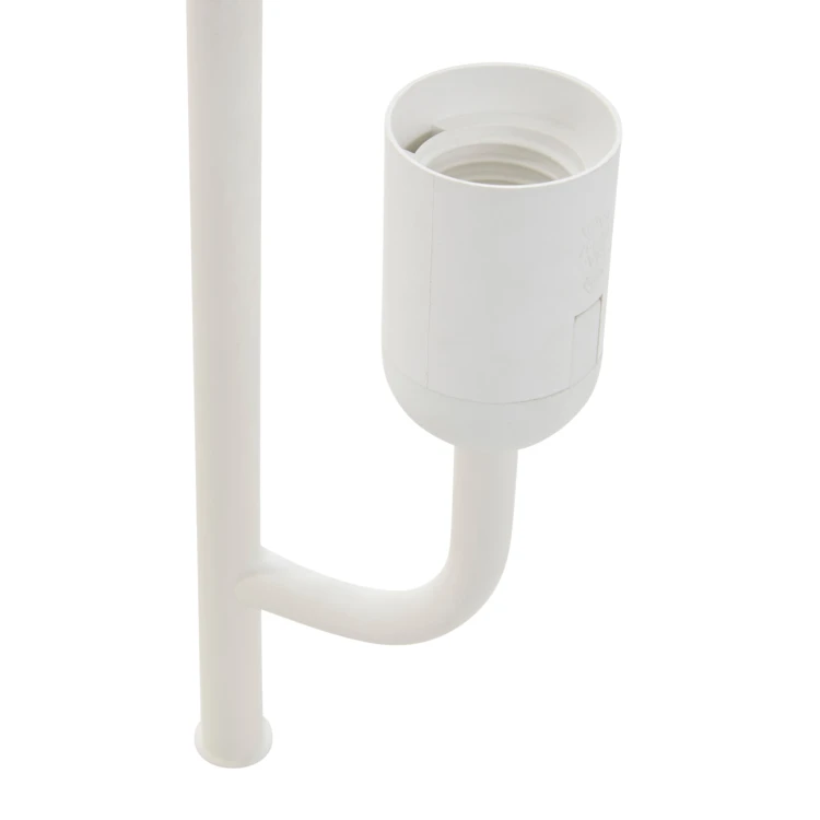 Lampadaire design en acier et béton