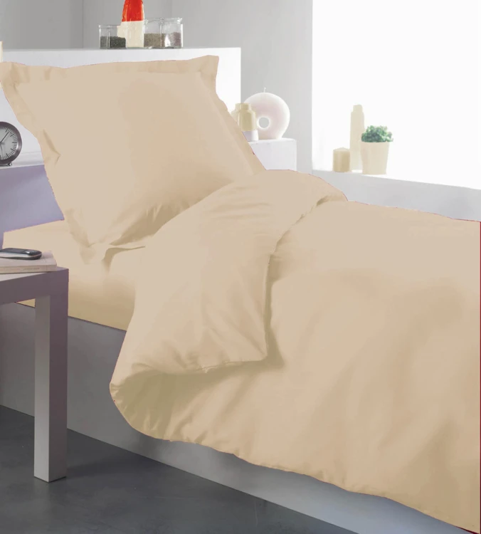 Housse de couette percale 140 x 200 cm unie