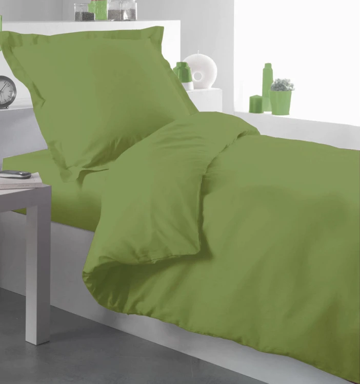 Housse de couette percale 140 x 200 cm unie