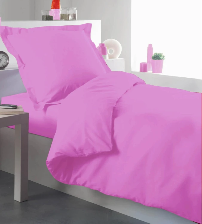 Housse de couette percale 140 x 200 cm unie