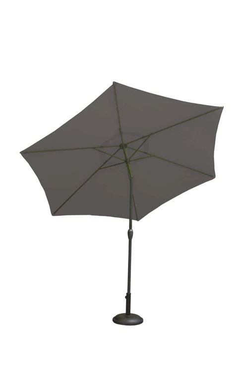 Parasol centrado y reclinable Ø 3 m en aluminio