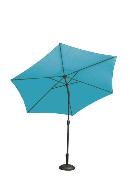 Parasol centrado y reclinable Ø 3 m en aluminio