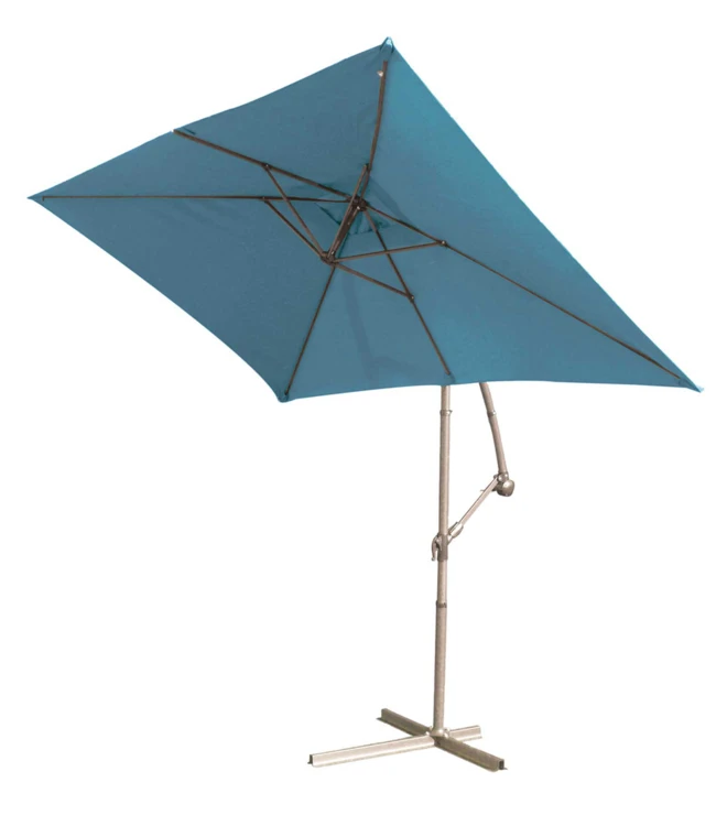 Parasol Structure Métal à Pied Déporté 3 x 2 m