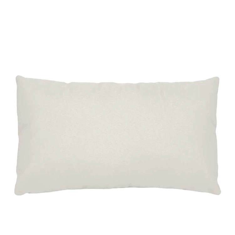Funda de almohada rectangular lisa de algodón