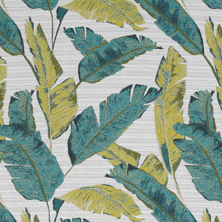 Tissu imprimé "feuilles"