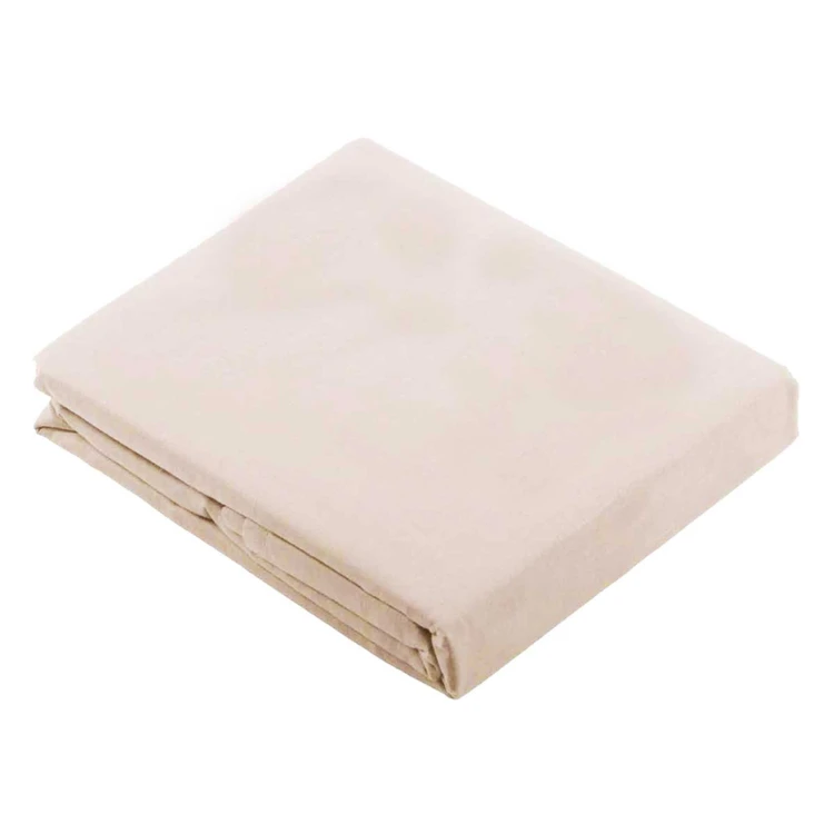 Drap Plat Uni en 100 % Coton