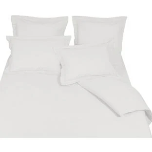 Housse de couette en coton blanc