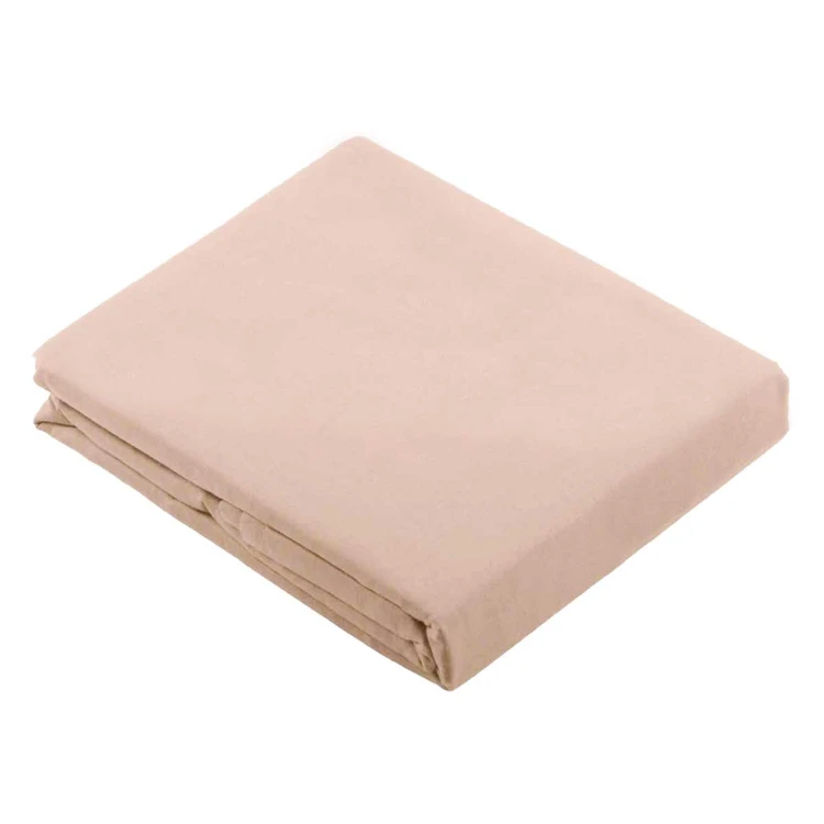 Drap Plat Uni en 100 % Coton