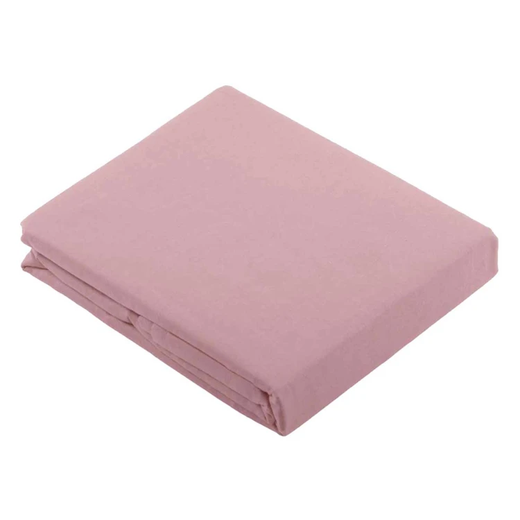 Drap Plat Uni en 100 % Coton