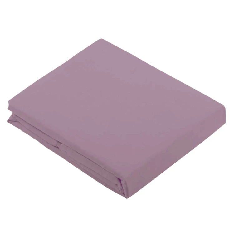 Drap Plat Uni en 100 % Coton