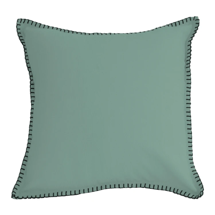 Coussin coton et bourdon noir