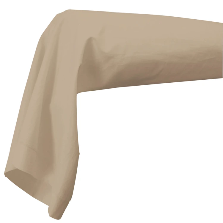 Housse de traversin percale 86 x 140 cm unie