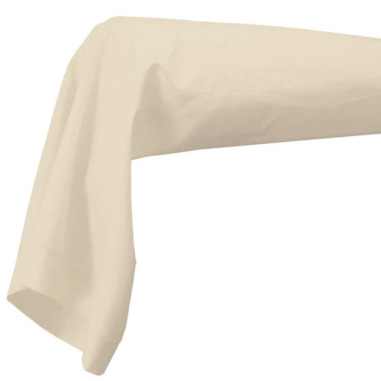 Housse de traversin percale 86 x 190 cm unie