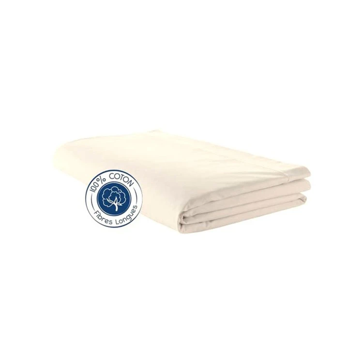 Drap percale 280 x 325 cm uni