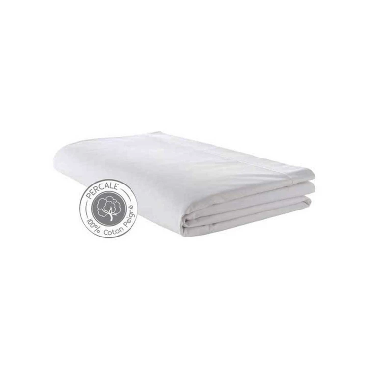 Drap percale de coton 180 x 290 cm