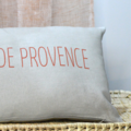 Coussin imprimé "air de Provence"