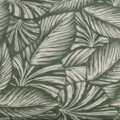 Coussin motif feuilles exotiques
