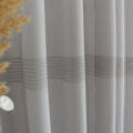 Boho-Vorhang mit Lochmusterbändern