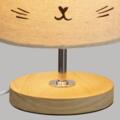 Lampe mit Lampenschirm Katze