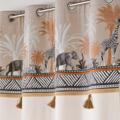 Vorhang mit Top Safari-Geist