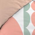 Parure de lit à patchwork géométrique