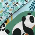 Parure de couette ambiance panda land