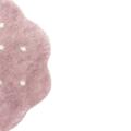 Alfombrilla redonda lavable little biscuit rosa mini