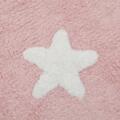 Alfombra lavable stars rosa