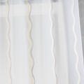 Visillo en jacquard con rayas verticales onduladas