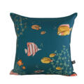 Coussin outdoor au fond marin