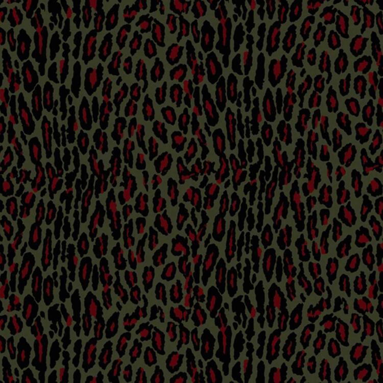 Tejido outdoor estampado leopardo colorido