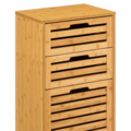 Mueble de bambú con 4 cajones